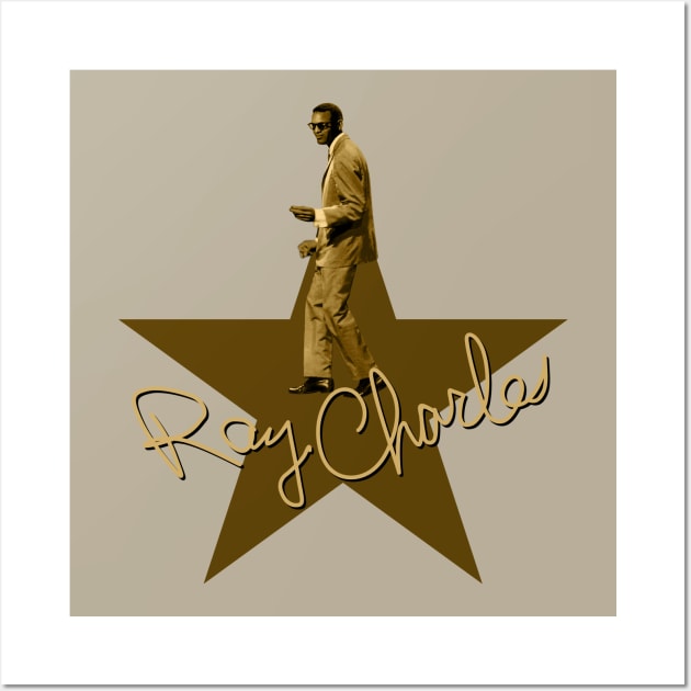 Ray Charles - Signature Wall Art by PLAYDIGITAL2020